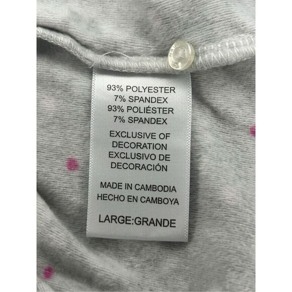 Nautica Women’s Snowflake Fleece Pajama Shirt Size Large - Picture 4 of 4